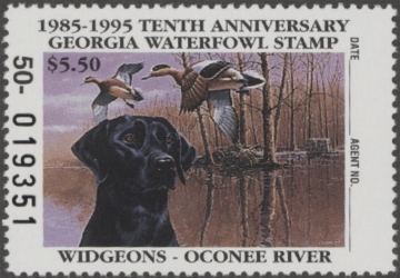 Picture of 1995 Georgia Duck Stamp MNH VF