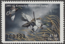 Picture of 2001 Kentucky Duck Stamp MNH VF