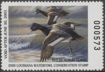 Picture of 2000 Louisiana Duck Stamp MNH VF