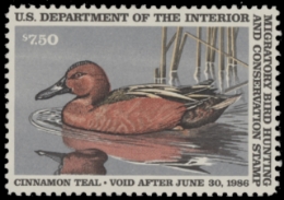 Scan of RW52 1985 MNH F-VF
