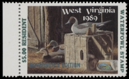 Scan of WV3RG 1989 MNH VF
 Governor's Edition
