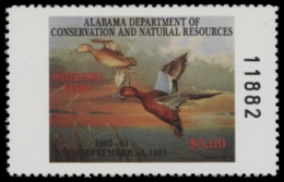 Scan of AL14 1992 MNH VF