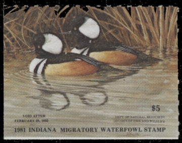 Picture of 1981 Indiana Duck Stamp MNH VF