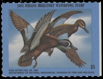 Picture of 1982 Indiana Duck Stamp MNH VF