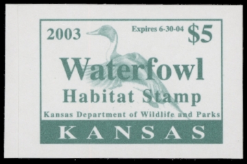 Picture of 2003 Kansas Duck Stamp MNH VF