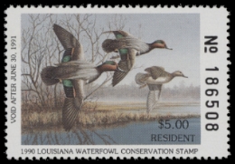 Scan of LA2 1990 MNH VF