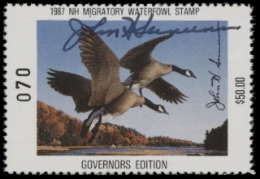 Scan of NH5GS 1987 MNH VF
 Governor's Edition
