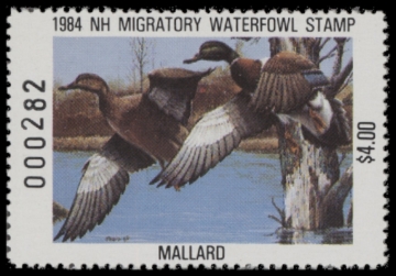 Picture of 1984 New Hampshire Duck Stamp MNH VF
