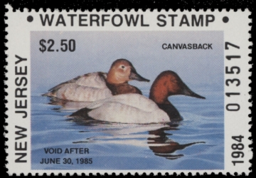 Picture of 1984 New Jersey Duck Stamp - First of State MNH VF