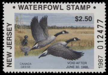 Picture of 1987 New Jersey Duck Stamp
