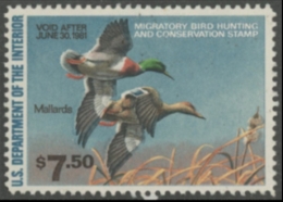Picture of RW47 1980 Duck Stamp. Unsigned
