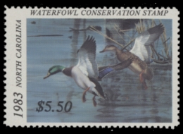 Scan of NC1 1983 MNH VF
 First of State