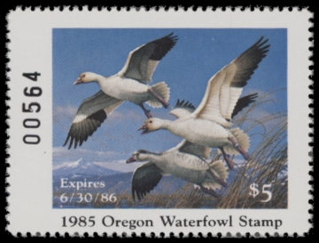 Picture of 1985 Oregon Duck Stamp MNH VF