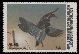 Picture of 1982 South Carolina Duck Stamp MNH VF