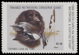 Picture of 1988 South Carolina Duck Stamp MNH VF