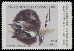 Picture of 1988 South Carolina Duck Stamp MNH VF