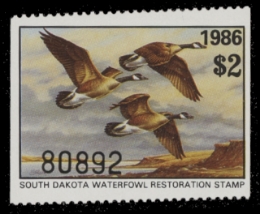 Scan of SD4 1986 MNH VF