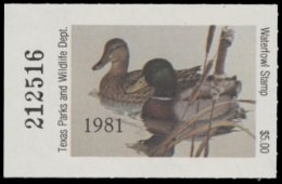 Scan of TX1 1981 MNH VF
 First of State