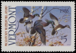 Scan of VT1 1986 MNH VF
 First of State
