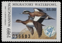 Scan of WA4 1989 MNH VF