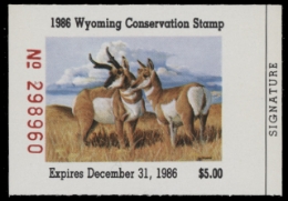 Scan of WY3 1986 MNH VF
