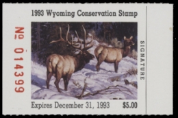 Scan of WY10 1993 MNH VF