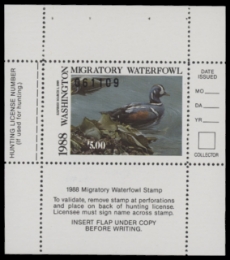Scan of WA3 1988 MNH VF