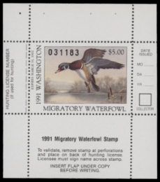Scan of WA6 1991 MNH VF