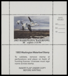 Scan of WA8 1993 MNH VF