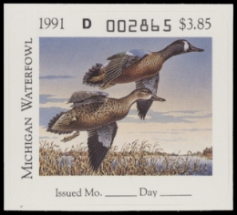 Scan of MI16 1991 MNH VF