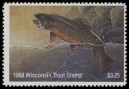 Picture of 1988 Wisconsin Trout Stamp MNH VF