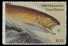 Picture of 1989 Wisconsin Trout Stamp MNH VF