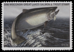 Picture of 2006 Wisconsin Great Lakes Salmon & Trout Stamp  MNH VF