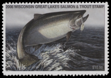 Picture of 2006 Wisconsin Great Lakes Salmon & Trout Stamp  MNH VF