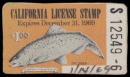 Picture of 1969 California Fishing Stamp Used VF