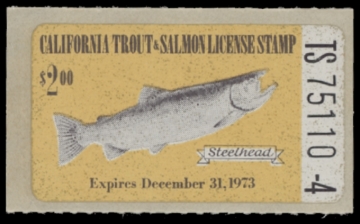 Picture of 1973 California Fishing Stamp MNH VF