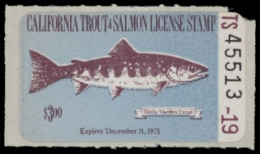 Picture of 1975 California Fishing Stamp MNH VF