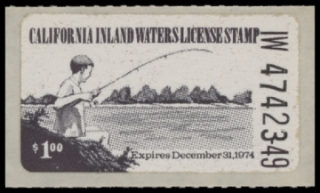 Picture of 1974 California Fishing Stamp MNH VF