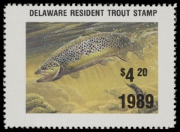 Picture of 1989 Delaware Trout Stamp MNH VF