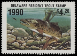 Picture of 1990 Delaware Trout Stamp MNH VF