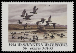 Scan of WA9 1994 MNH VF