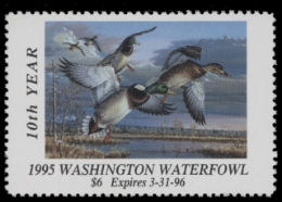 Scan of WA10 1995 MNH VF