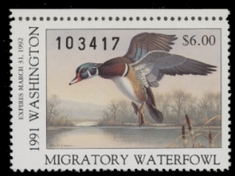 Scan of WA6 1991 MNH VF