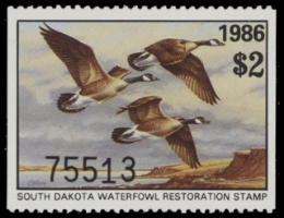 Scan of SD4 1986 MNH VF