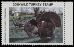 Picture of 2000 National Wild Turkey Federation Wild Turkey Stamp MNH VF