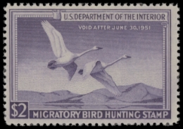 Picture of RW17 1950 Duck Stamp. MNH