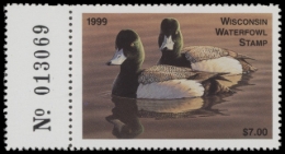 Picture of 1999 Wisconsin Duck Stamp