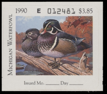 Picture of 1990 Michigan Duck Stamp