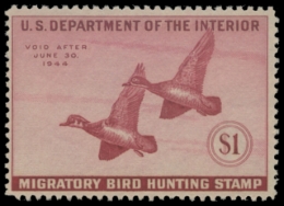 Picture of RW10 1943 Duck Stamp  MNH