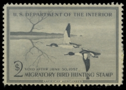 Scan of RW23 1956 Unsigned F-VF